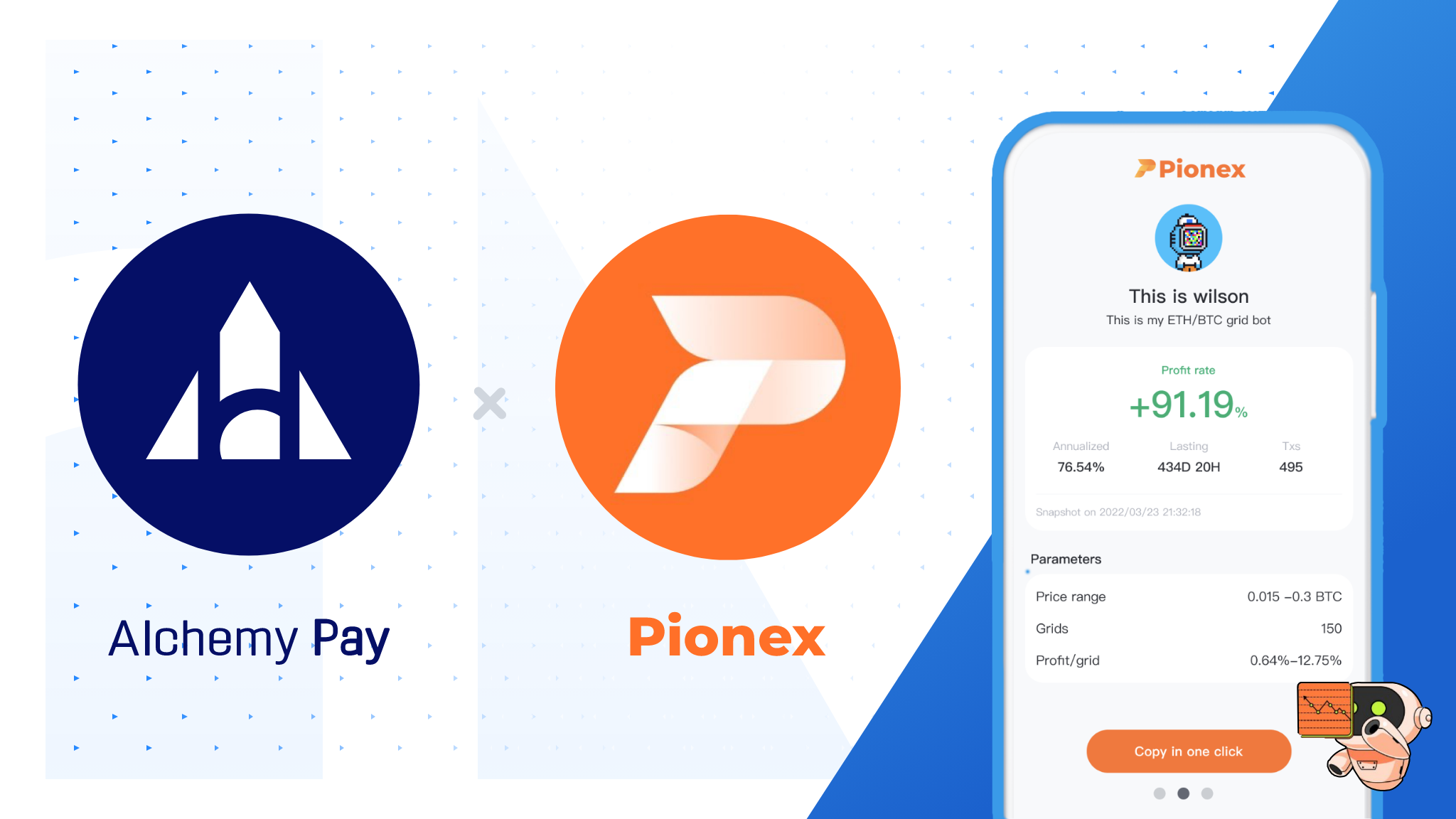 Pionex exchange adds Alchemy Pay